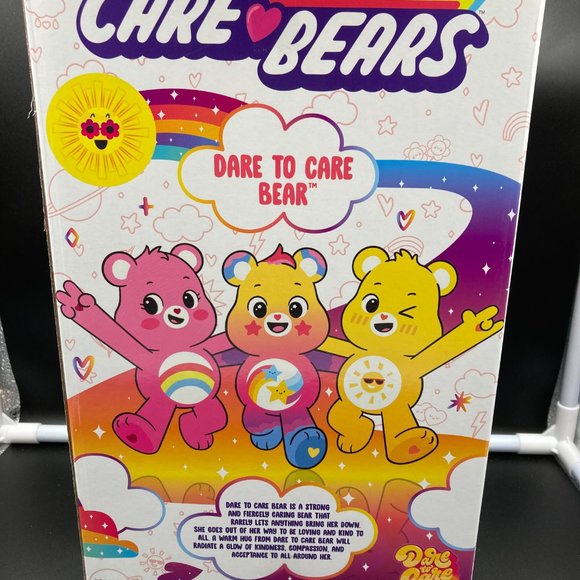 2022 Basic Fun! Care Bears Dare To Care Bear Plush - Picture 4 of 5